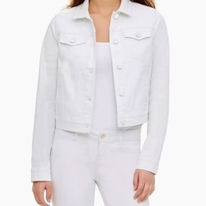 Calvin Klein Cropped Cotton Jacket         NEW!